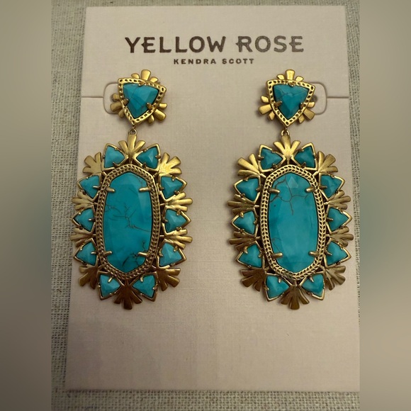 💛KENDRA SCOTT HAVANA VINTAGE GOLD 💛 - Picture 2 of 4